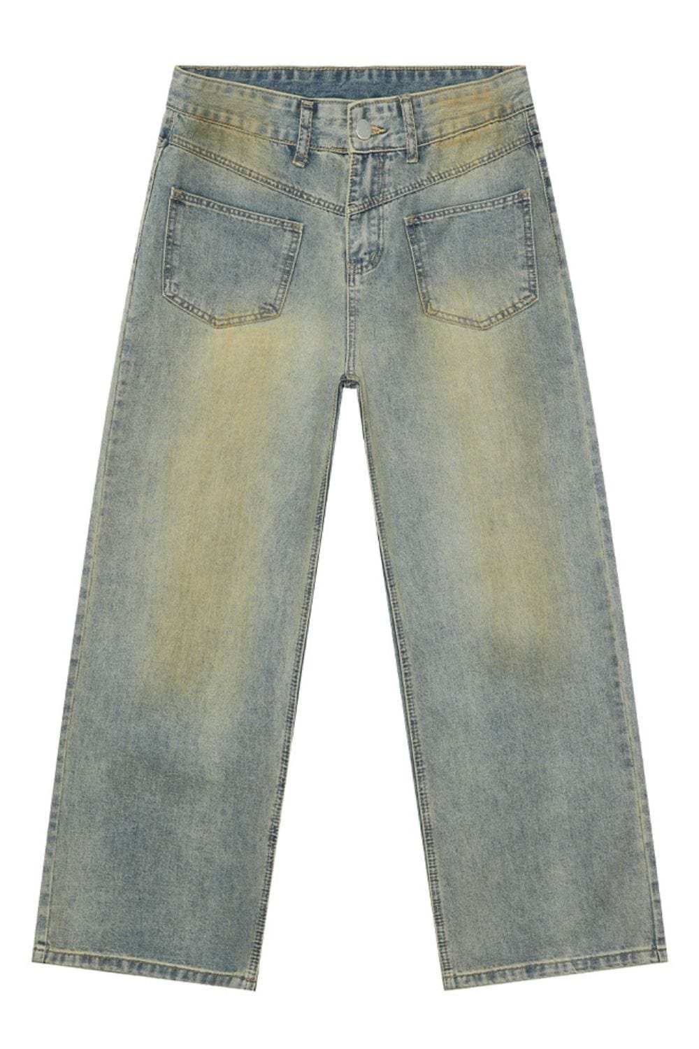 Men's Distressed Backward Jeans - Trendsi - Flyclothing LLC
