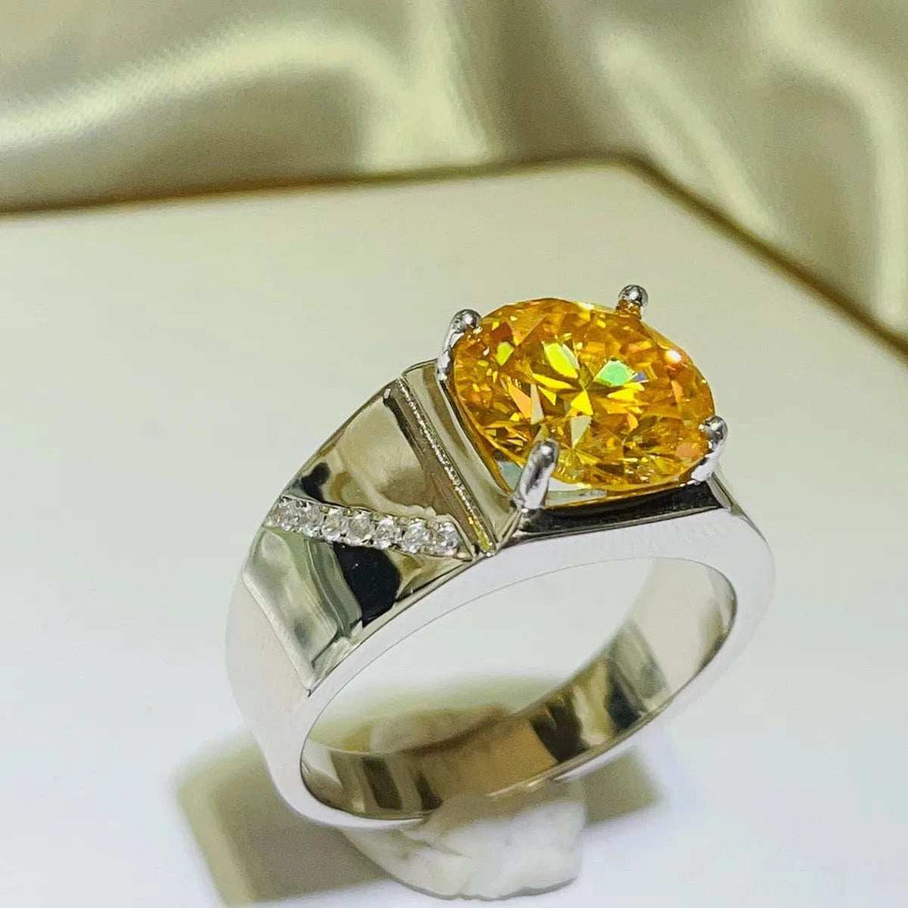 5 Carat Moissanite 925 Sterling Silver Ring - Trendsi - Flyclothing LLC