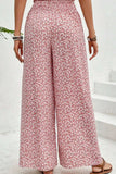 Slit Printed Wide leg Pants - Trendsi - Flyclothing LLC