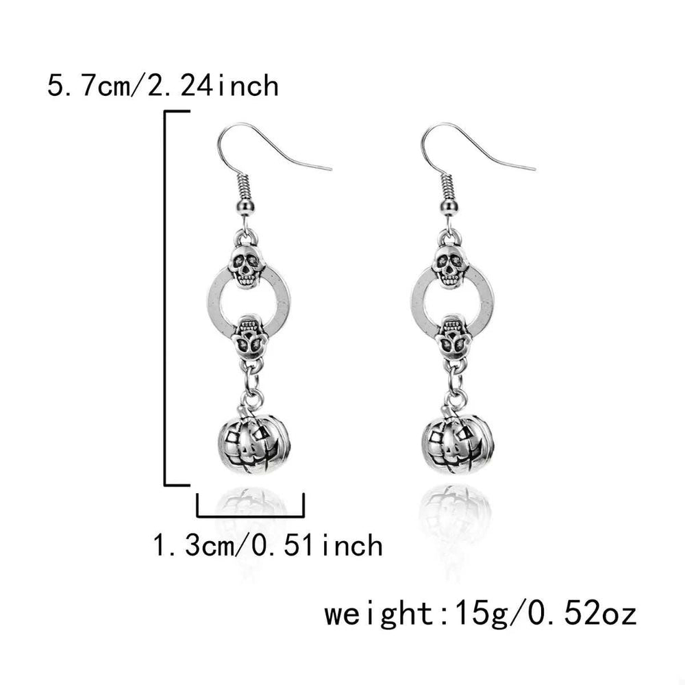 Halloween Pumpkin Dangle Earrings - Trendsi - Flyclothing LLC