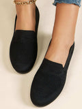 Mesh Round Toe Flat Slip-Ons - Trendsi - Flyclothing LLC
