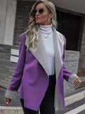 Open Front Long Sleeve Jacket - Trendsi - Flyclothing LLC