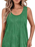 Round Neck Wide Strap Tank - Trendsi - Flyclothing LLC