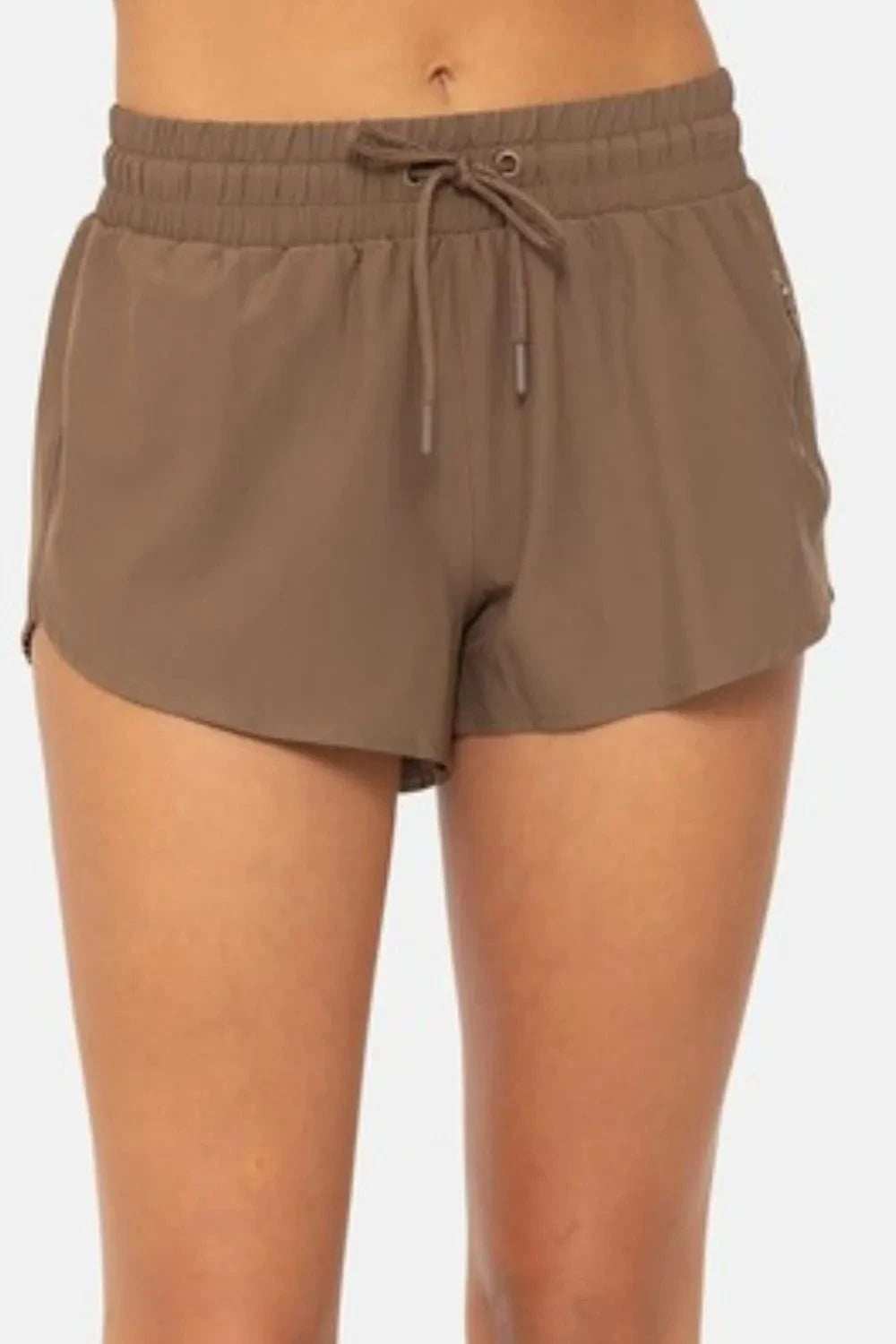 MONO B Drawcord Mini Shorts - Trendsi - Flyclothing LLC