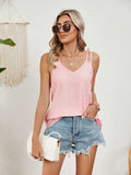 Florira Cutout Eyelet Tank - Trendsi - Flyclothing LLC