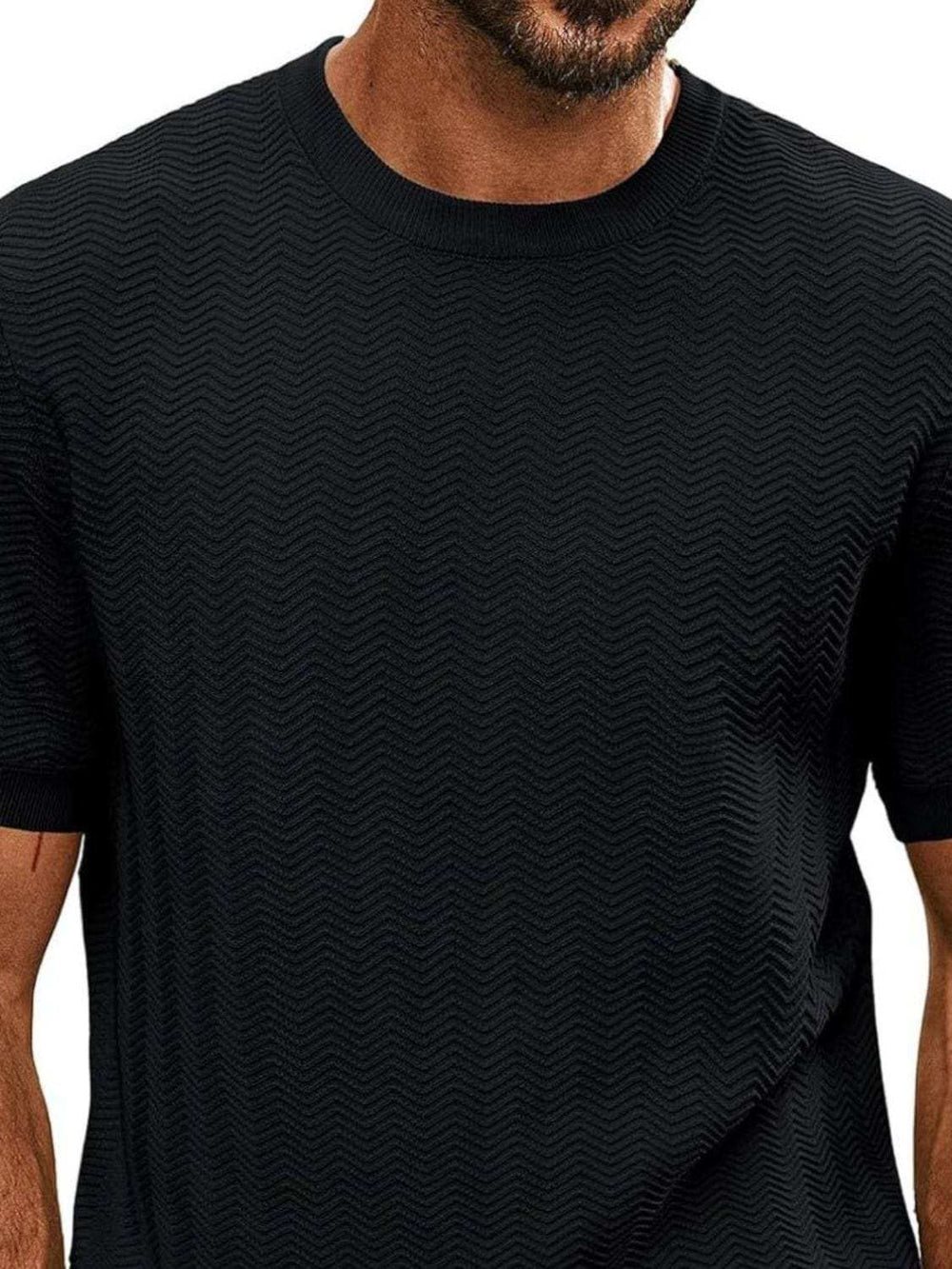 Men's Full Size Round Neck Short Sleeve T-Shirt Plus Size - Trendsi - Flyclothing LLC