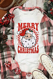 Santa Graphic Round Neck Long Sleeve Sweatshirt - Trendsi - Flyclothing LLC