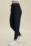 Basic Bae Full Size Air Scuba Drawstring High Waist Joggers - Trendsi - Flyclothing LLC