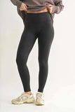 MONO B Essential Solid Leggings - Trendsi - Flyclothing LLC