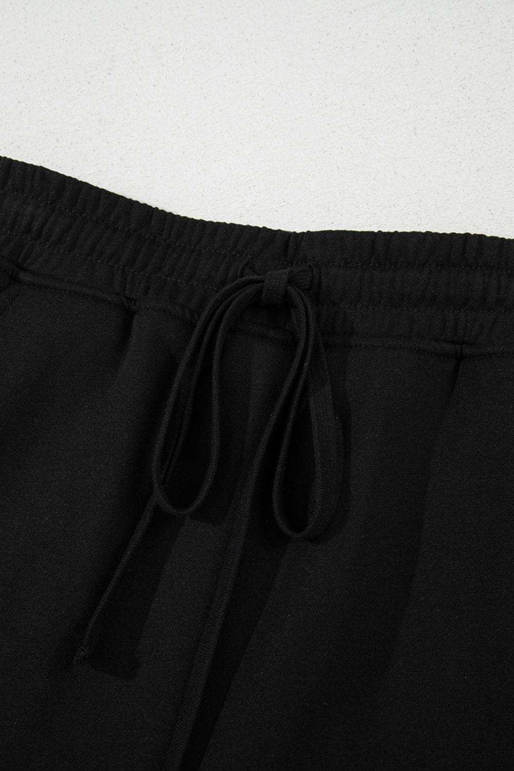 French Terry Drawstring Mini Skort with Pockets - Trendsi - Flyclothing LLC