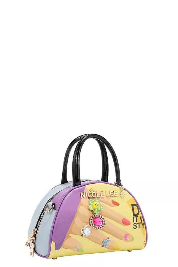 Nicole Lee USA Nail Polish Mini Dome Handbag - Trendsi - Flyclothing LLC