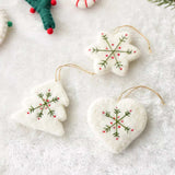 Christmas Felt Snowflake Ornament - Trendsi - Flyclothing LLC