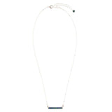 Dainty Azurite Bar Necklace - Barse Jewelry - Flyclothing LLC