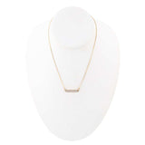 Dainty Botswana Agate Bar Necklace - Barse Jewelry - Flyclothing LLC