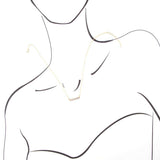 Dainty Botswana Agate Bar Necklace - Barse Jewelry - Flyclothing LLC