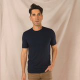 The Blues Singer | Deep Navy Everyman™ T Shirt - Shinesty - Flyclothing LLC