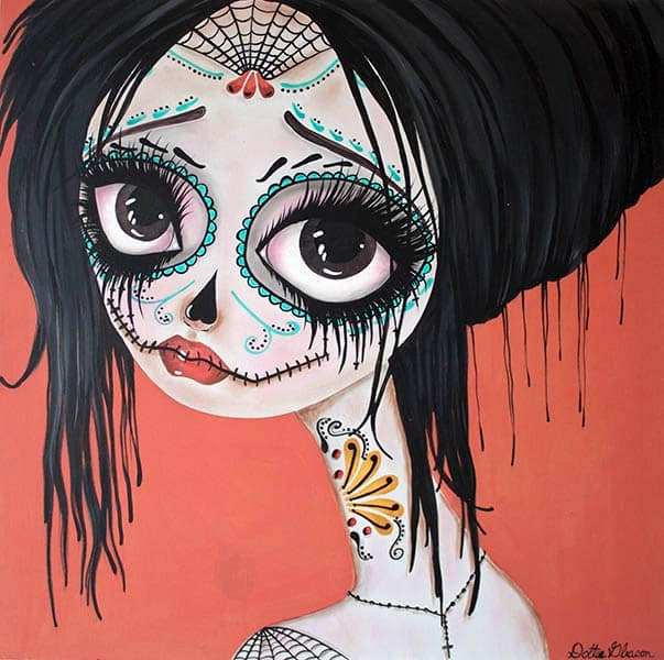 Black Market Art Company Day of the Dead No. 10 Print - Black Market Art Company - Flyclothing LLC