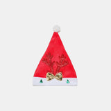 2 Piece Antler Christmas Hat with pompom - Trendsi - Flyclothing LLC