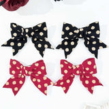 2-Piece Polka Dot Bow Hair Clip - Trendsi - Flyclothing LLC
