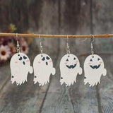 2 Piece Alloy Acrylic Ghost Dangle Earrings - Trendsi - Flyclothing LLC