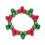 Christmas Holiday Beaded Bell Bracelet - Trendsi - Flyclothing LLC