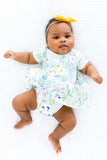 SALE Spring Dandelion Floral S/S Twirl Bodysuit - Mila & Rose ® - Flyclothing LLC
