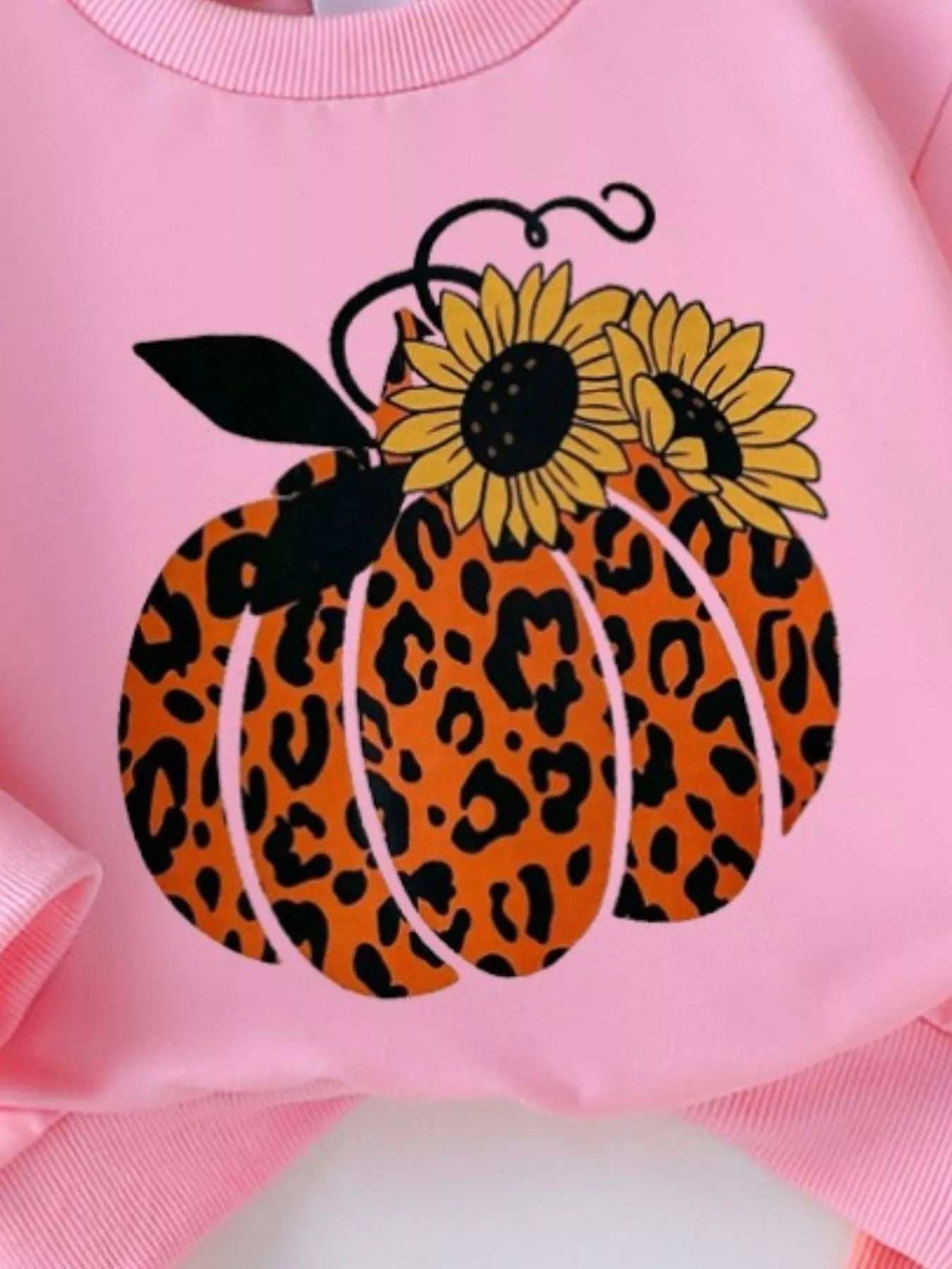 Children's Halloween Graphic Sweatshirt and Flare Pants Set - Trendsi - Flyclothing LLC