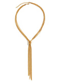 Twisted Knot ChainTassel Necklace - Trendsi - Flyclothing LLC