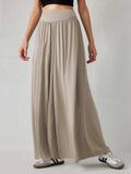 High Waist Wide Leg Pants - Trendsi - Flyclothing LLC