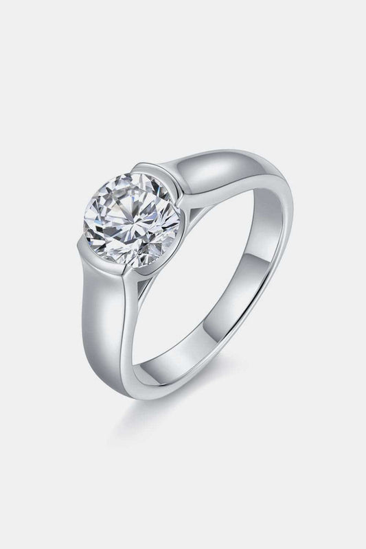 1.5 Carat Moissanite 925 Sterling Silver Ring - Trendsi - Flyclothing LLC
