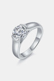 1.5 Carat Moissanite 925 Sterling Silver Ring - Trendsi - Flyclothing LLC
