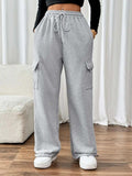 Perfee Drawstring Elastic Waist Joggers with Pockets - Trendsi - Flyclothing LLC