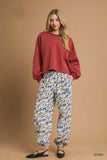 Umgee Scenic Print Casual Sweatpants - Trendsi - Flyclothing LLC
