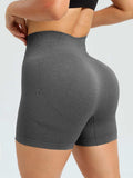 High Waist Active Shorts - Trendsi - Flyclothing LLC
