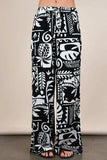 VERY J Printed Casual Wide Leg Resort Pants - Trendsi - Flyclothing LLC