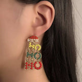 HO HO HO Christmas Drop Earrings - Trendsi - Flyclothing LLC