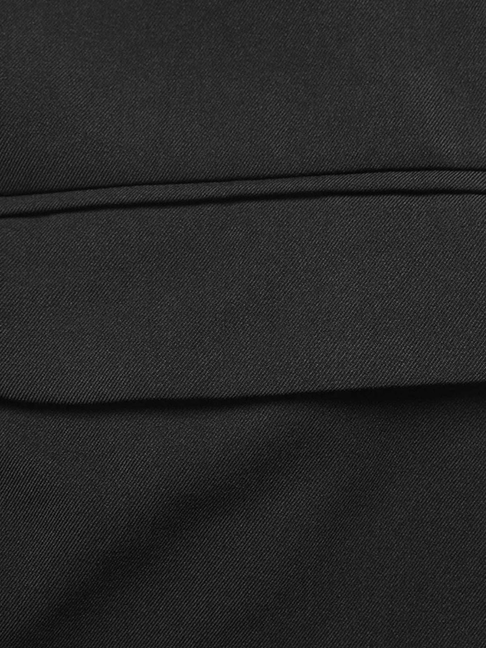 Striped Collar Long Sleeve Fake Two-Piece Blazer - Trendsi - Flyclothing LLC