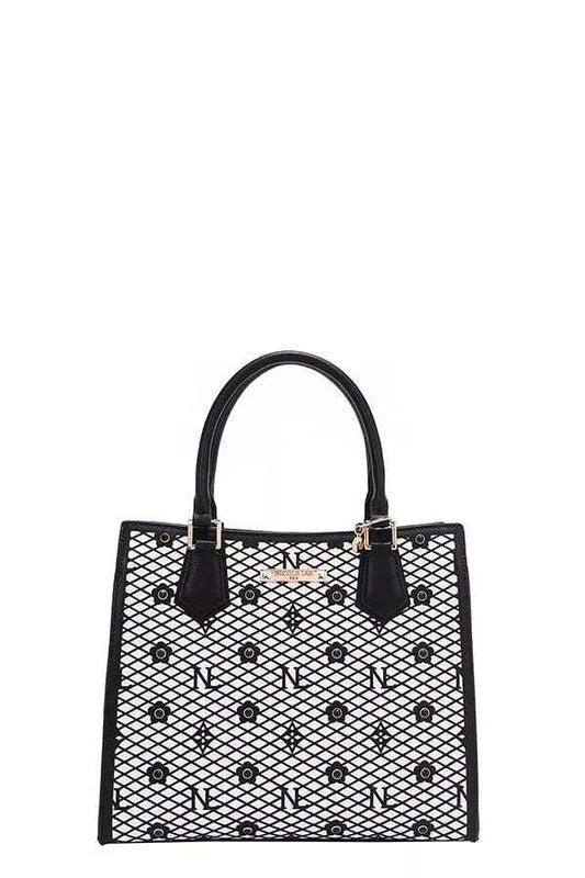 Nicole Lee USA Structured Tote Bag - Trendsi - Flyclothing LLC