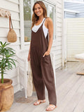 V-Neck Spaghetti Strap Jumpsuit - Trendsi - Flyclothing LLC