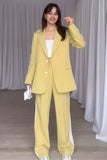 Side Striped Long Sleeve Blazer and Pants Set - Trendsi - Flyclothing LLC