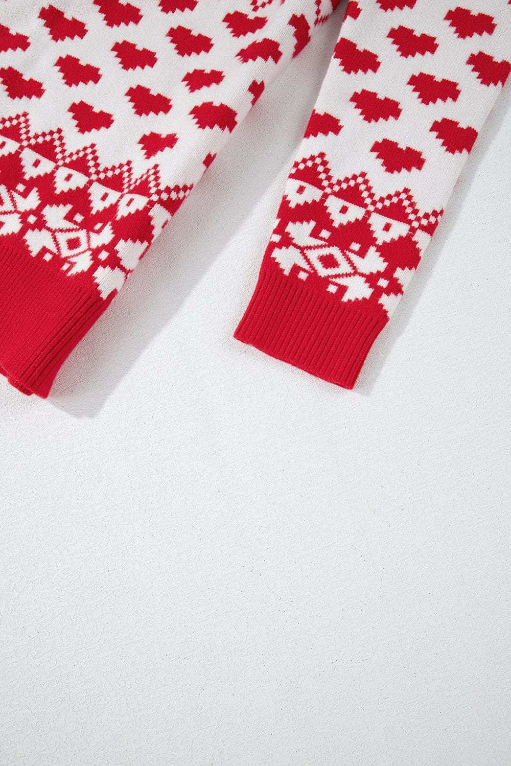 Christmas Element Turtleneck Long Sleeve Sweater - Trendsi - Flyclothing LLC