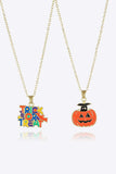 Two-Piece Halloween Theme Necklace Set - Trendsi - Flyclothing LLC