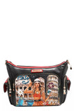 Nicole Lee USA Martha Travels Italy Multi Pocket Shoulder Bag - Trendsi - Flyclothing LLC