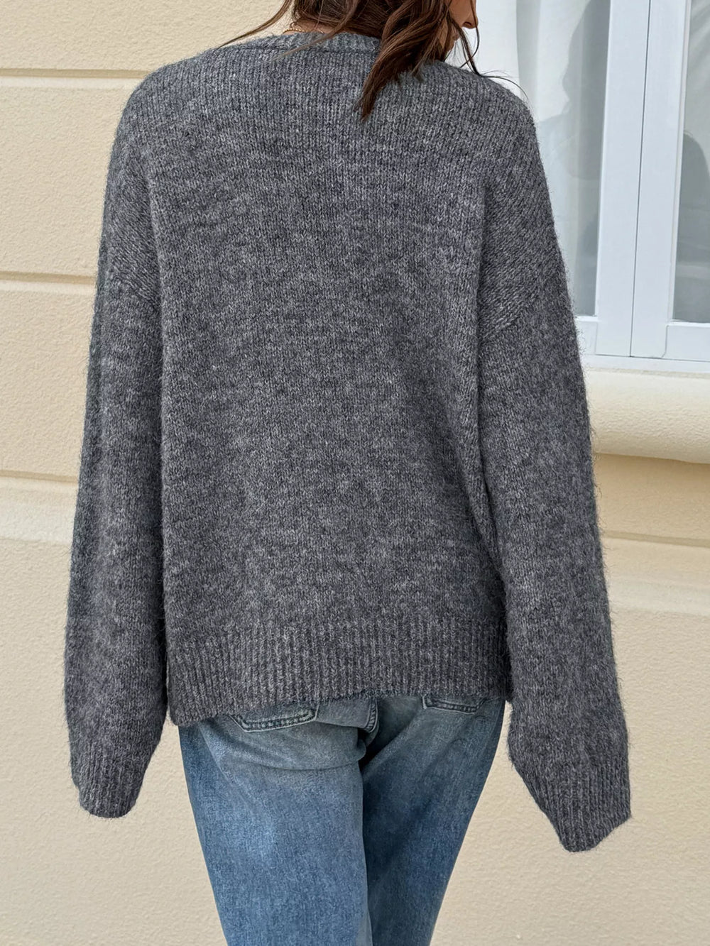 Button-Down Knit Cardigan - Trendsi - Flyclothing LLC