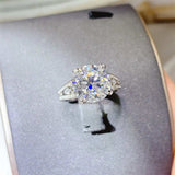 5 Carat Moissanite 925 Sterling Silver Ring - Trendsi - Flyclothing LLC