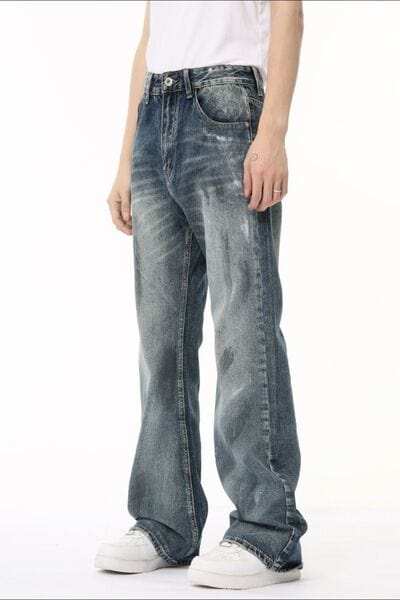 Cat's Whiskers Jeans with Pockets - Trendsi - Flyclothing LLC
