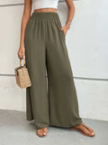 Perfee Wide Leg Pants with Pockets - Trendsi - Flyclothing LLC