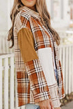 Plaid Button Up Long Sleeve Shacket - Trendsi - Flyclothing LLC
