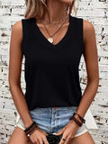 V-Neck Tank - Trendsi - Flyclothing LLC