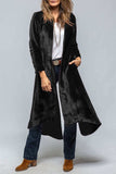 Slit Back Open Front Cardigan - Trendsi - Flyclothing LLC